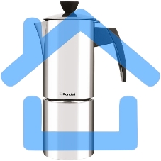 Кофеварка гейзерная Rondell Loft Professional RDS-1512 (ST) стальной, 0.3 л.