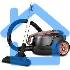 Пылесос Vitek VT-8117(BK) коричневый/черный, 450/2200 Вт, уборка сухая, пылесборник циклонный фильтр, 2,5 л