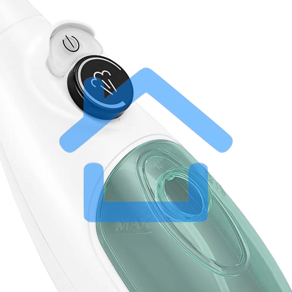 Швабра паровая Kitfort КТ-3920 1300Вт белый/голубой