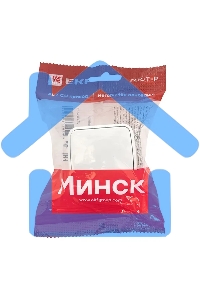 Выключатель EKF Basic Минск EGV10-021-10 1-клавишный ОП 10А белый
