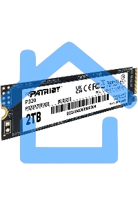 Накопитель SSD Patriot P320 2ТБ, M.2 2280, NVMe, R/W 3000MB/2200Mb/s