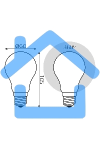 Лампа светодиодная Gauss Filament A60 E27 10Вт 4100К OPAL диммир