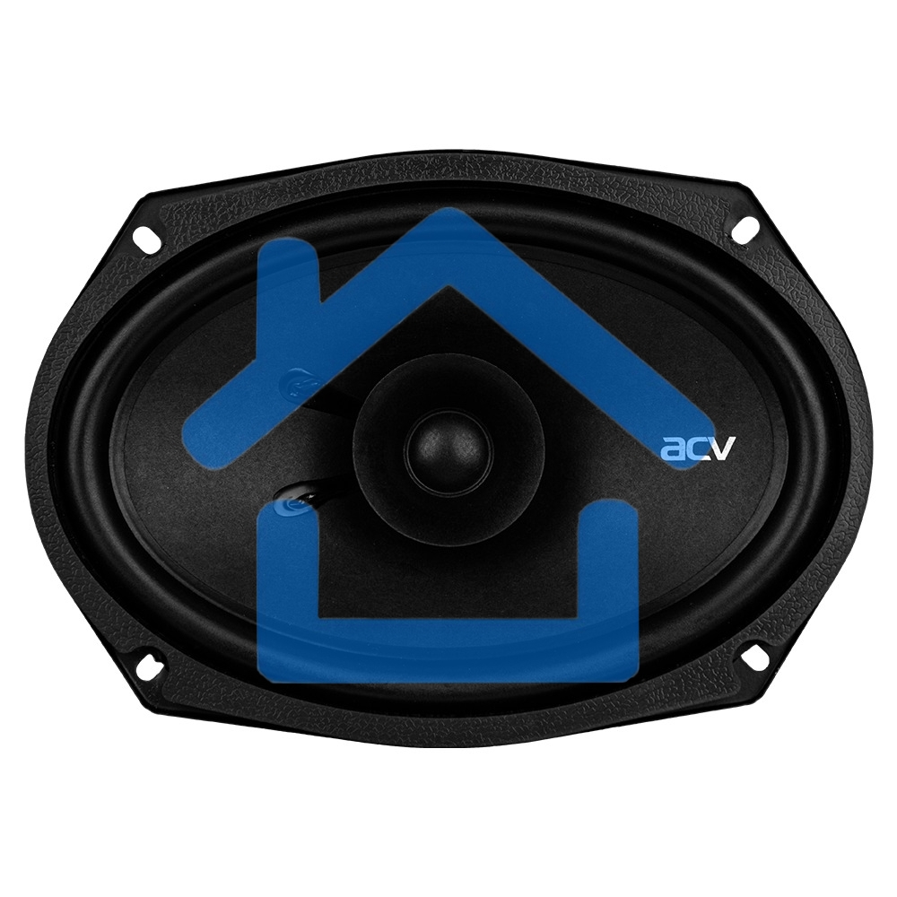 Колонки автомобильные ACV PD-691 BEATS (без решетки) 240Вт 91дБ 4Ом 16x23см (6x9дюйм) (ком.:2кол.) коаксиальные однополосные