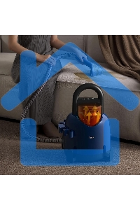 Пылесос моющий Deerma DEM-BY200 850Вт синий/синий