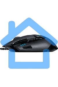 Мышь проводная Logitech G402 Hyperion Fury, черный, 4000 dpi, USB, кнопки - 8