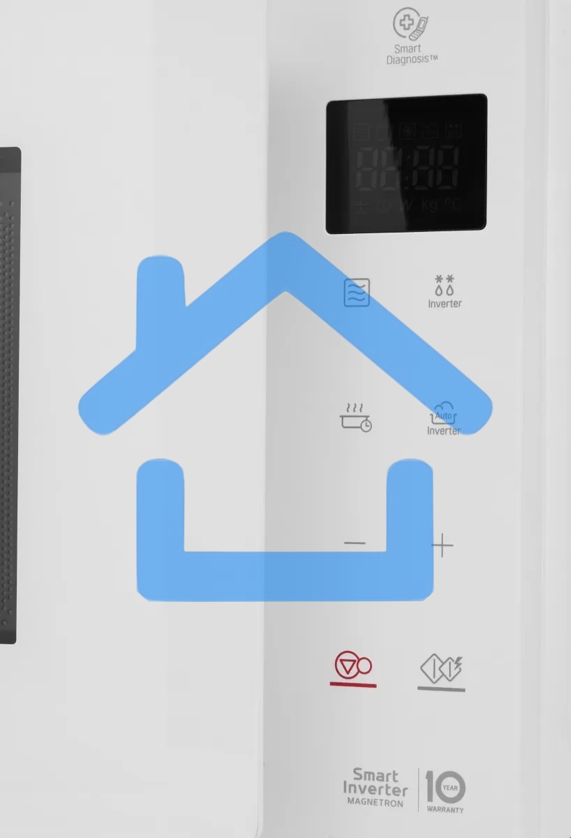 Микроволновая печь LG MW23R35GIH белый, 23 л, 1000 Вт, переключатели - сенсор