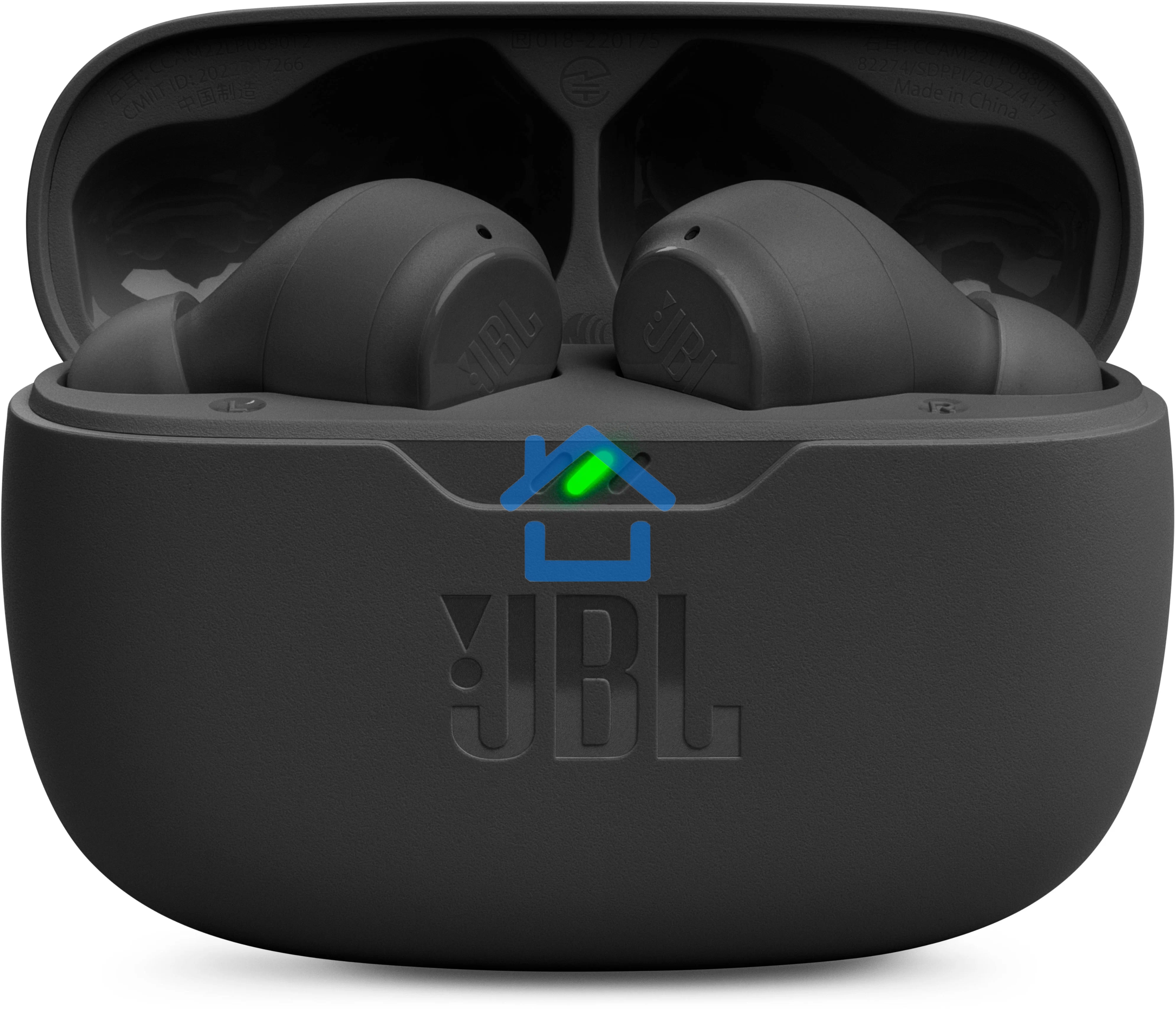 Наушники JBL Wave Beam, Bluetooth, внутриканальные, черный