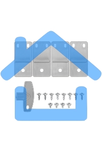 Корпус пластиковый ЩМПп Rexant с монтажной панелью 700х500х250мм ABS УХЛ1 IP65