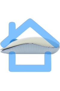 Мышь беспроводная Acer OMR205 белый/голубой, 1200 dpi, радиоканал, USB, кнопки - 3