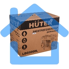 Электрогенератор дизельный Huter LDG 5000L, 3.3 кВт, 82 дБ, 68.7 кг