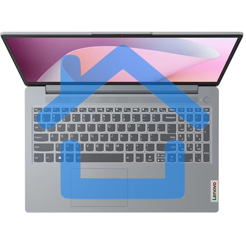 Ноутбук LENOVO IdeaPad Slim 3 15AMN8, серый, 15.6