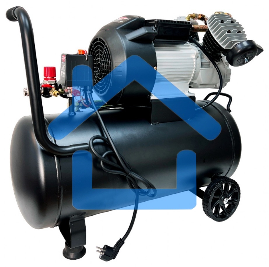 Компрессор воздушный Kranz KR-850/10, 850Вт, 140 л/мин, 10л