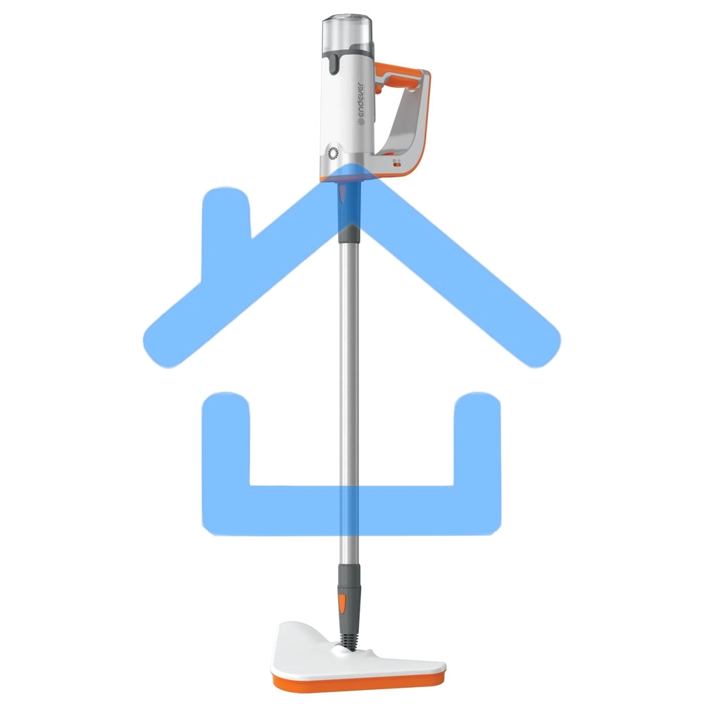 Паровая швабра Endever Odyssey Q-621 белый/оранжевый, 1500 Вт, 0,35 л