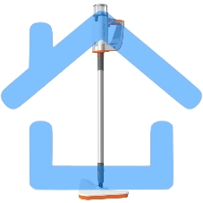 Паровая швабра Endever Odyssey Q-621 белый/оранжевый, 1500 Вт, 0,35 л