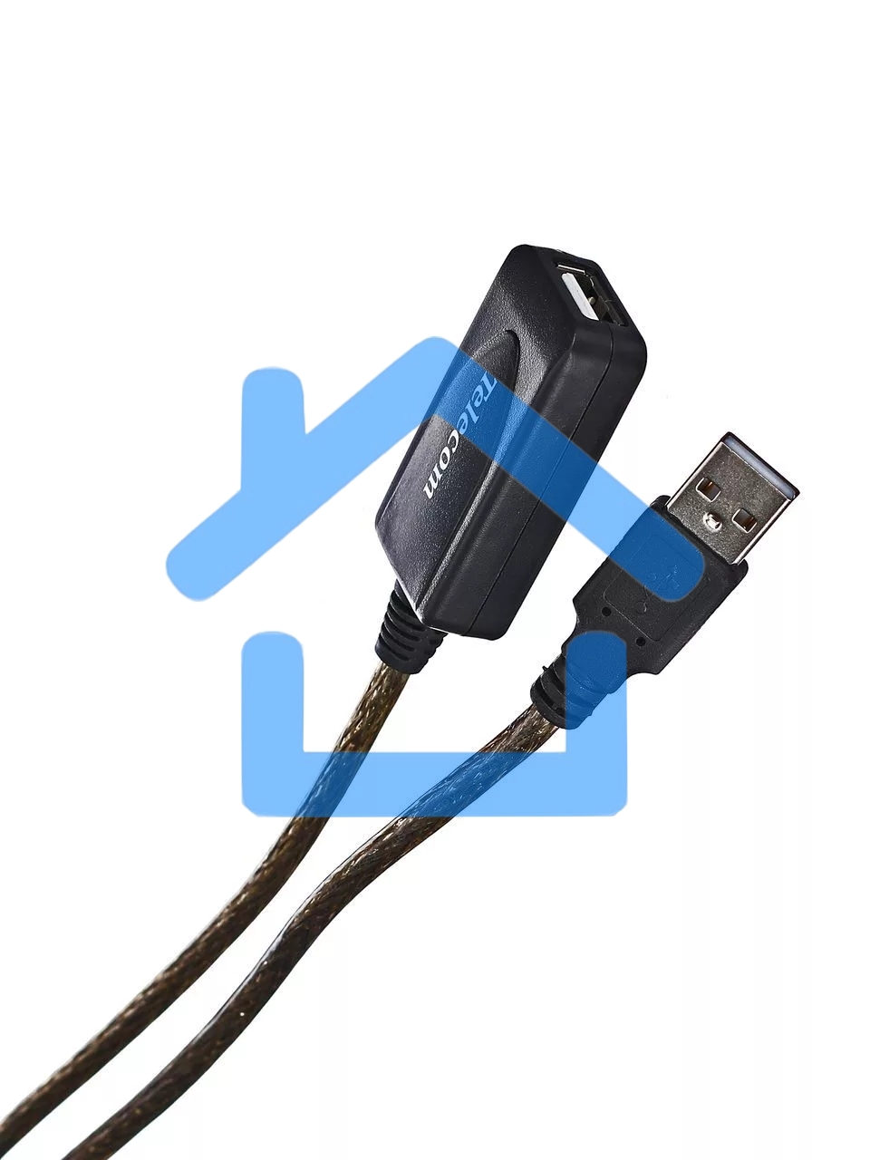 Кабель USB2.0-repeater, удлинительный активный <Am-->Af> 5м, Telecom <TUS7049-5M>