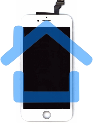 Дисплей Amperin для Apple iPhone 6 в сборе с тачскрином (IPS), белый