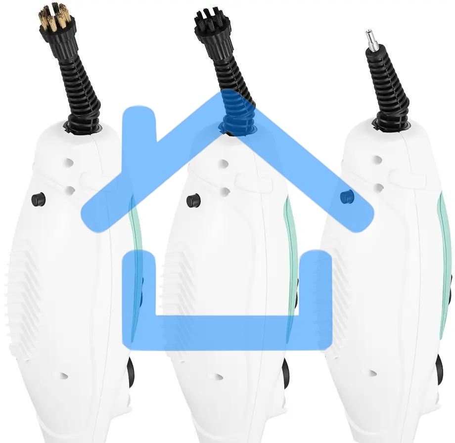 Швабра паровая Kitfort КТ-3920 1300Вт белый/голубой