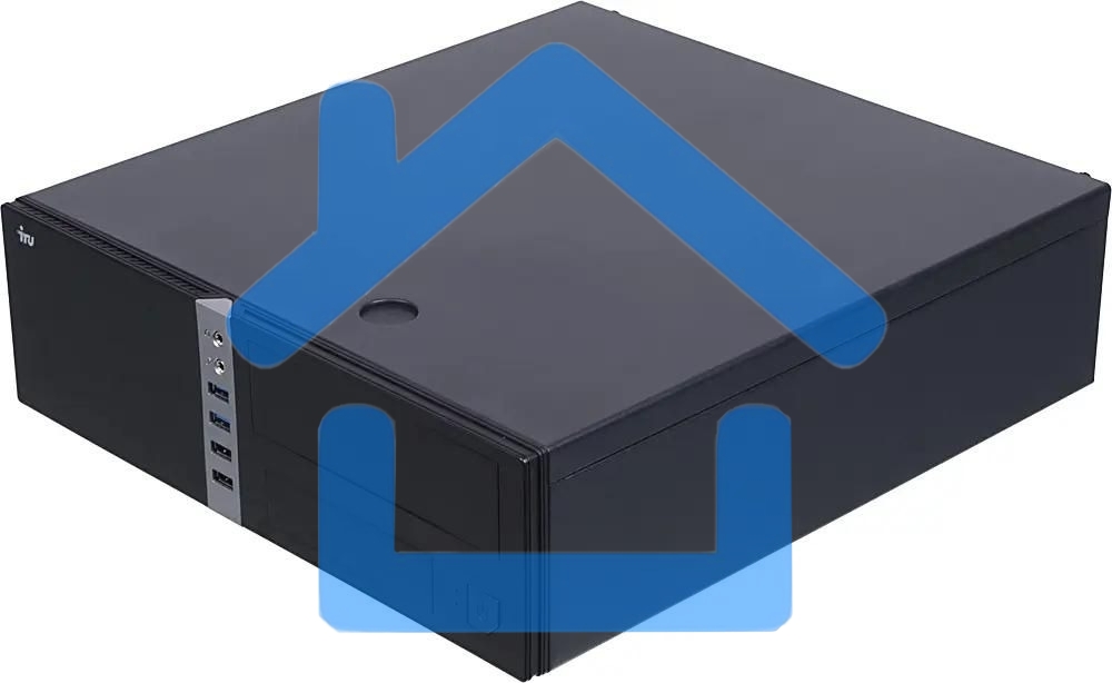 Компьютер ПК IRU Office 310H6S SFF i3 12100 (3.3) 8Gb SSD256Gb UHDG 730 Free DOS GbitEth 300W черный (2061129)