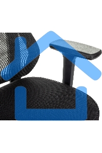 Кресло руководителя Бюрократ MC-412N-H черный сетка/ткань с подголов. крестов. металл хром