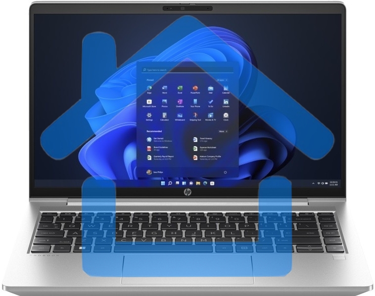Ноутбук HP ProBook 440 G10 серебристый Intel Core i7 1355U 1700MHz/14