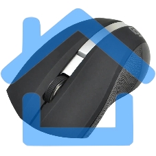 Мышь беспроводная Oklick 615MW черный/серебристый, 1000 dpi, радиоканал, USB, кнопки - 3