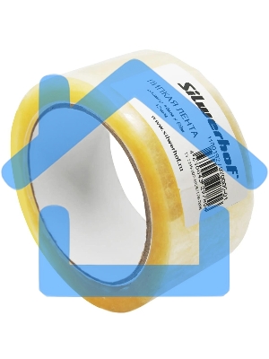 Упаковка клейкой ленты Silwerhof Eco, упаковочная, прозрачный, 48мм, 66м, 43мкм, полипропилен
