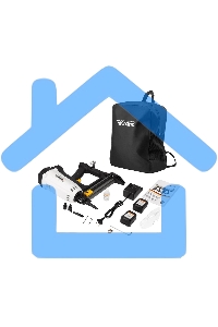 Пистолет гвоздезабивной газовый монтажный KRANZ GN95, 95Дж, длина гвоздей 15-40мм, диаметр 2,7-3мм