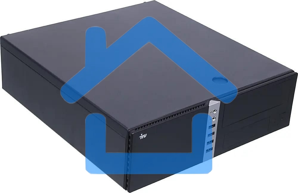 Компьютер ПК IRU Office 310H6S SFF i3 12100 (3.3) 8Gb SSD256Gb UHDG 730 Free DOS GbitEth 300W черный (2061129)