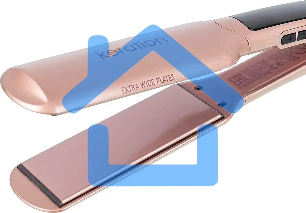 Выпрямитель для волос GA.MA X-Wide Digital Keration GI3032 59 Вт, 230 °С, золотистый