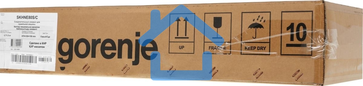 Комплект соединительный для сушильных и стиральных машин Gorenje SKHNE80S/C серебристый 700гр (упак: 1шт)