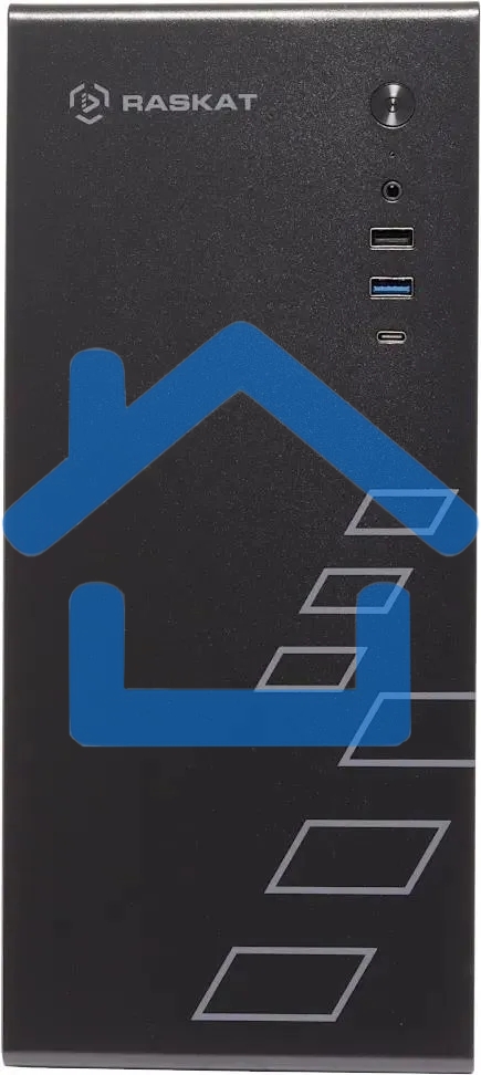 Компьютер Raskat Standart 300 (Intel Core i3 12100, RAM 16Gb, SSD 480Gb, no OS, kb+ms, черный)