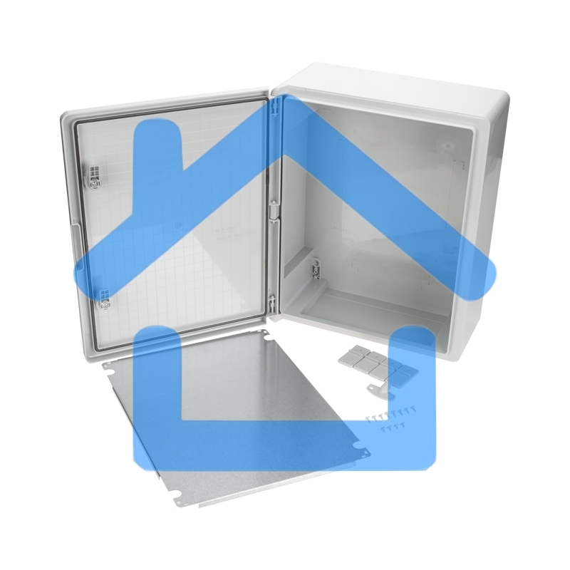 Корпус пластиковый ЩМПп Rexant с монтажной панелью 700х500х250мм ABS УХЛ1 IP65