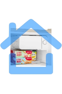 Холодильник Maunfeld MFF50BG золотой однокамерный 46л, De Frost