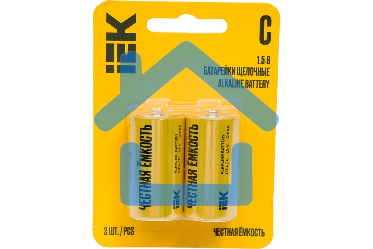 Батарейка щелочая Alkaline Optima LR14/C (2шт/блистер)