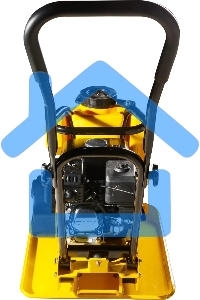 Виброплита бензиновая Huter VP-90W 3.6 л, 4800 Вт, 6.5 л.с, 25 кН, подошва 580x500 мм, 1050 м²/ч