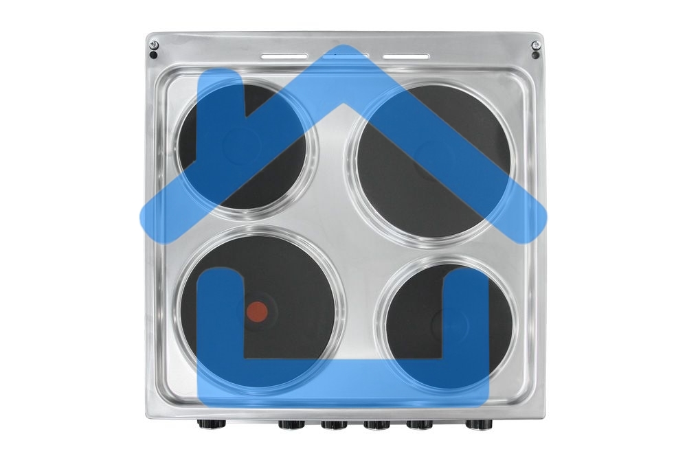 Плита электрическая De Luxe 5004.16э 010 серебристый, конфорок 4 шт, духовка 46 л, гриль, 50 см x 85 см x 50 см