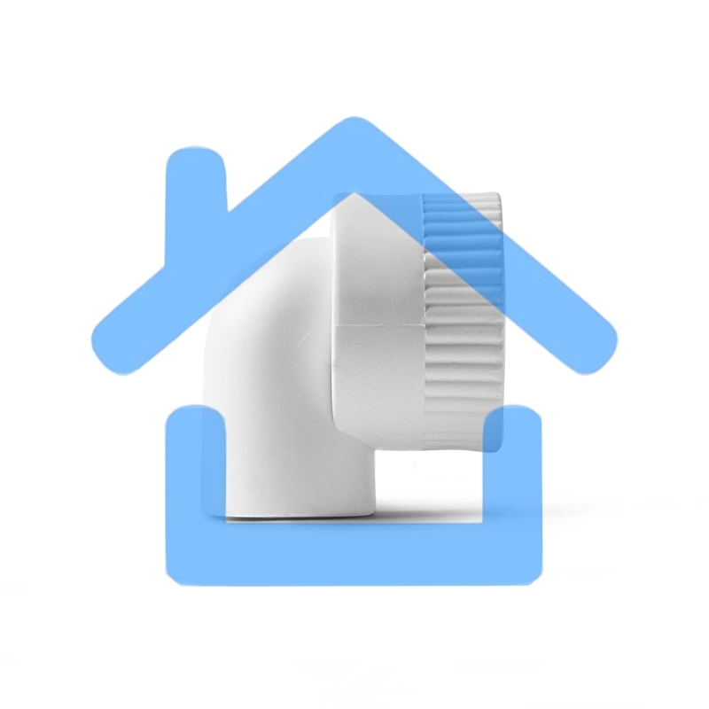 Уголок комбинированный 32 х 1' ВР полипропиленовый PPR белый PRO AQUA