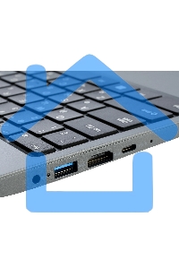 Ноутбук IRU Tactio 14ALH серый Core i3 1215U 8Gb SSD256Gb Intel Iris Xe graphics 14