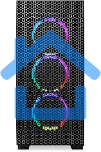 Компьютер IRU Game 710Z7GP TWR i7 12700F (2.1) 64Gb SSD1Tb RTX 4080 Super 16Gb FreeDOS GbitEth 850W черный (2075026)