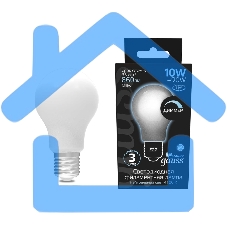 Лампа светодиодная Gauss Filament A60 E27 10Вт 4100К OPAL диммир
