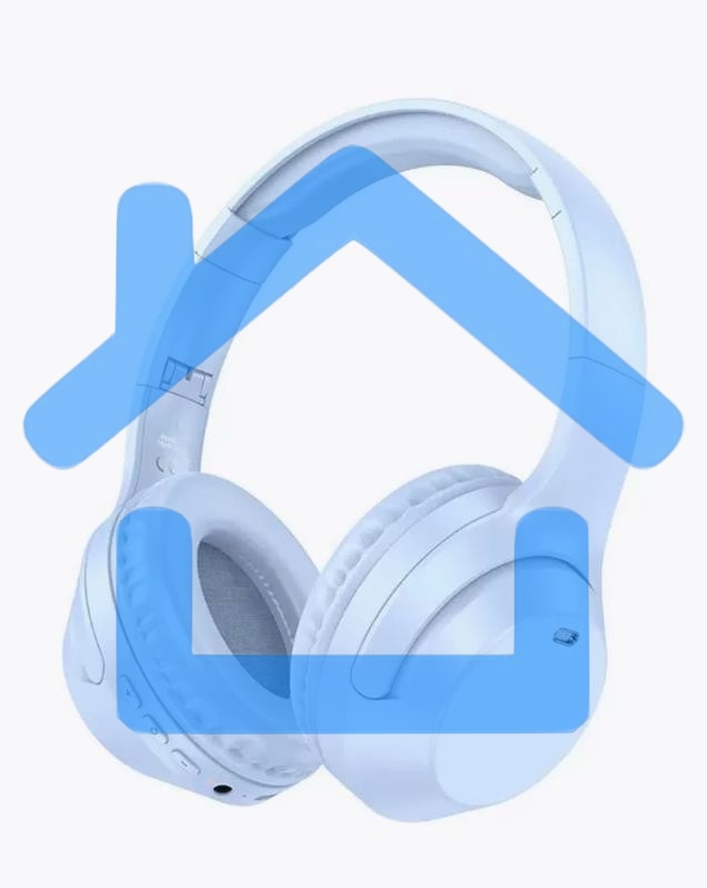 Беспроводные наушники BOROFONE (6941991109942) BO26 Bluetooth 5.3 Blue