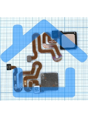Кнопка HOME в сборе с механизмом и шлейфом для Huawei P9 Lite/G9, золотая