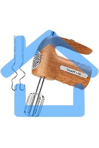 Миксер электрический Galaxy Line GL 2235, бежевый, ручной, 600 Вт, 5 скоростей, 2 насадки-венчика, 2 насадки для замешивания теста, быстрое извлечение насадок, защита от перегрева, книга рецептов