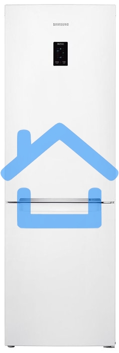 Холодильник Samsung RB33A32N0WW белый двухкамерный 230/98л морозилка снизу, No Frost