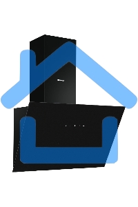 Вытяжка наклонная Nordfrost HM 6080 B черный, 60 см, 750 куб. м/ч, 65 дБ