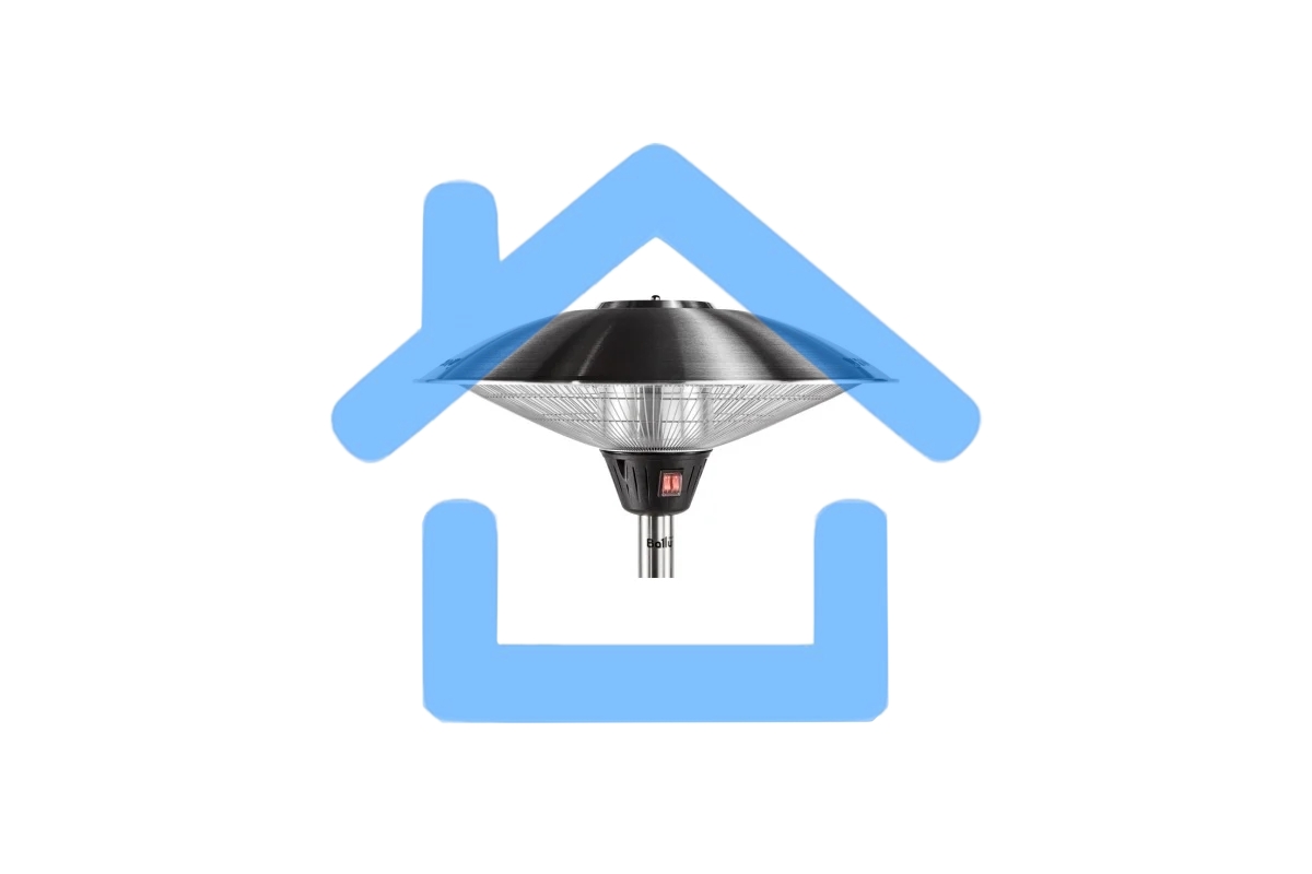 Обогреватель инфракрасный Ballu BIH-LT-3.0 серебристый, карбоновый, 3000 Вт, 20 м2