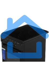 Плита электрическая De Luxe 506004.04ЭС 031 черный, конфорок 4 шт, духовка 60 л, 50 см x 87 см x 60 см