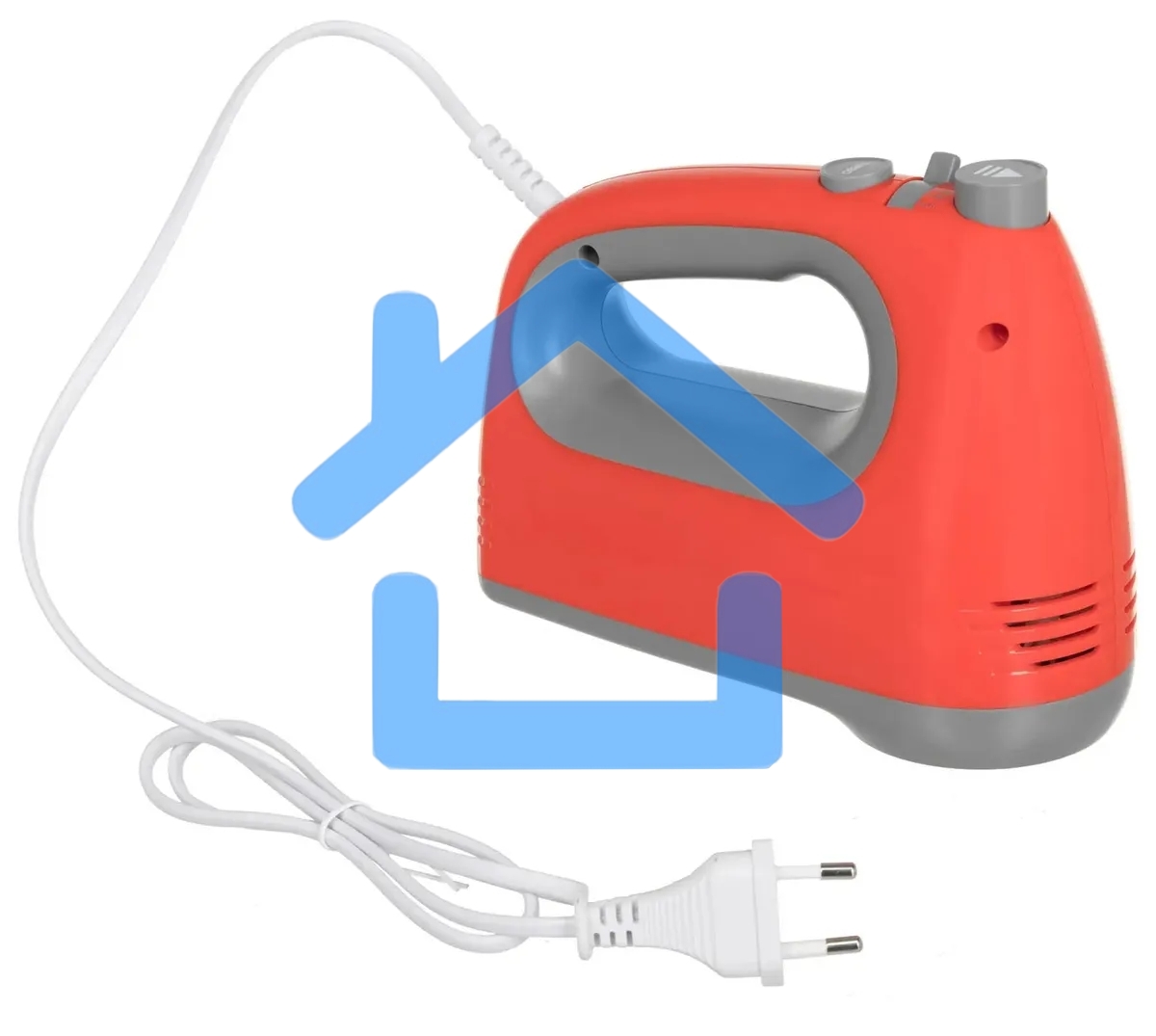 Миксер ручной Hyundai HYM-H4511 500Вт красный/серый