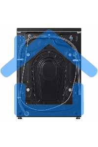 Стирально-сушильная машина Hisense WD5S1045BB черный, загрузка фронтальная 10,5 кг, 1400 об/мин., класс: А