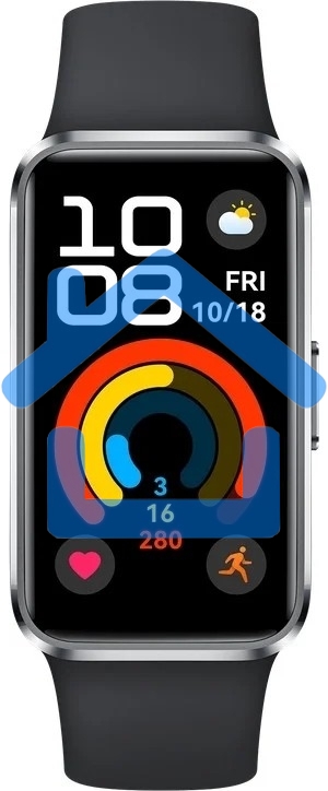 Фитнес-браслет Huawei Band 10 Aluminium NRA-B29 Black 55020FCP